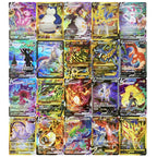 10-100Pcs Pokemon Cards English French Spanish German Italian GX Team Vmax EX Shining Game Battle Trading Collection Card Toys