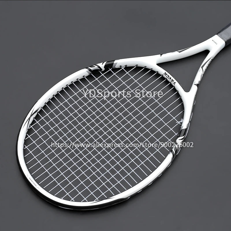 Professional Unisex Carbon Fiber Tennis Racket With Bag Training Paddle Rackets For Adult Men Women Ultra Light Racquet