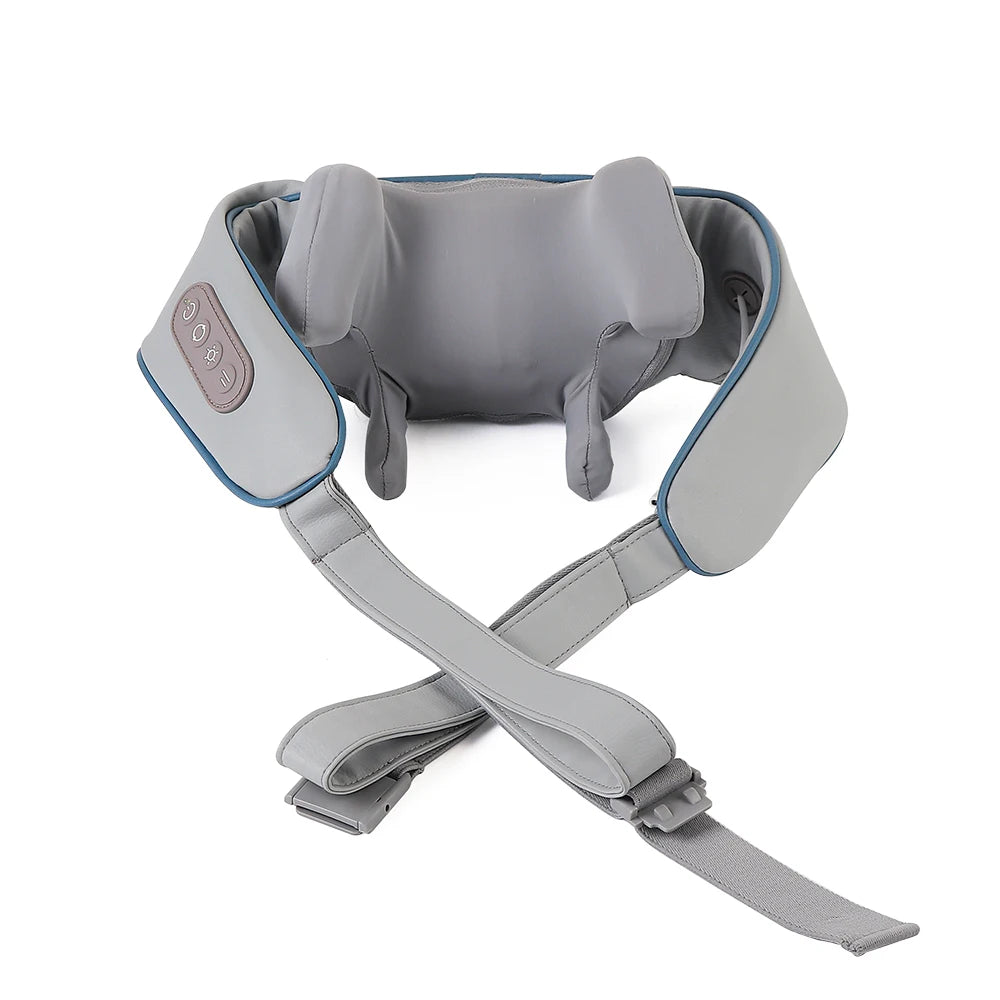 Foreverlily 26W Brushless Motor Neck And Shoulder Massager Wireless Shoulder And Back Kneading Massage Shawl Neck masajeador