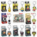 2026 Funko Keychains Ranger Red Blue Pink Minion Kevin Otto Stuart Spider Spot Vash Ahsoka Inuyasha Homer Sam Sally Figure Toys