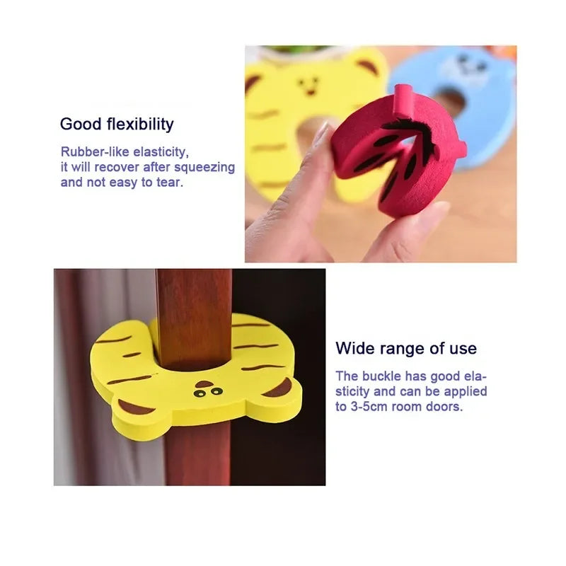 1PC Protection Baby Safety Cute Animal Security Door Stopper Furniture Baby Card Lock Newborn Care Children Kid Finger Protector