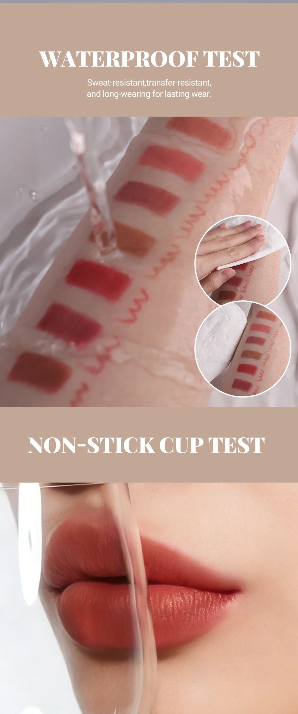 4pcs/Set Long Lasting Waterproof Lip Makeup Kit - Soft Smooth Creamy Lipliner Lipstick & lip gloss lip oil Set