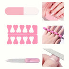 Complete set of nail tools, nail lamp+polishing machine+care tools can be DIY exclusive romantic nail art at home, nail kit tool