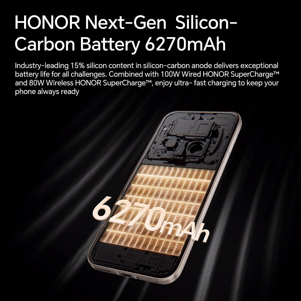 HONOR Magic 8 Pro 5G  EU Version Smartphone Snapdragon 8 Elite Gen 5 200MP AIMAGE 6270mAh 100W  6.71''OLED NFC eSIM Honor
