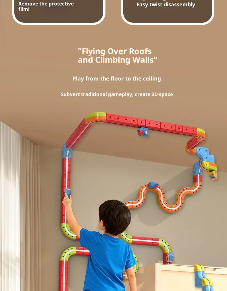 Magnetic Bullet Train Set For Kids With Electric Locomotive Diy Track Building Blocks Stem Educational Construction Toy Birthday