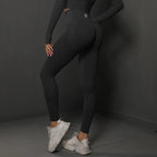Allure The Brand Women Scrunch Seamless Leggings Seamless Peach Hip Training Yoga Pants Women's Sports Running Buttocks Body Fit