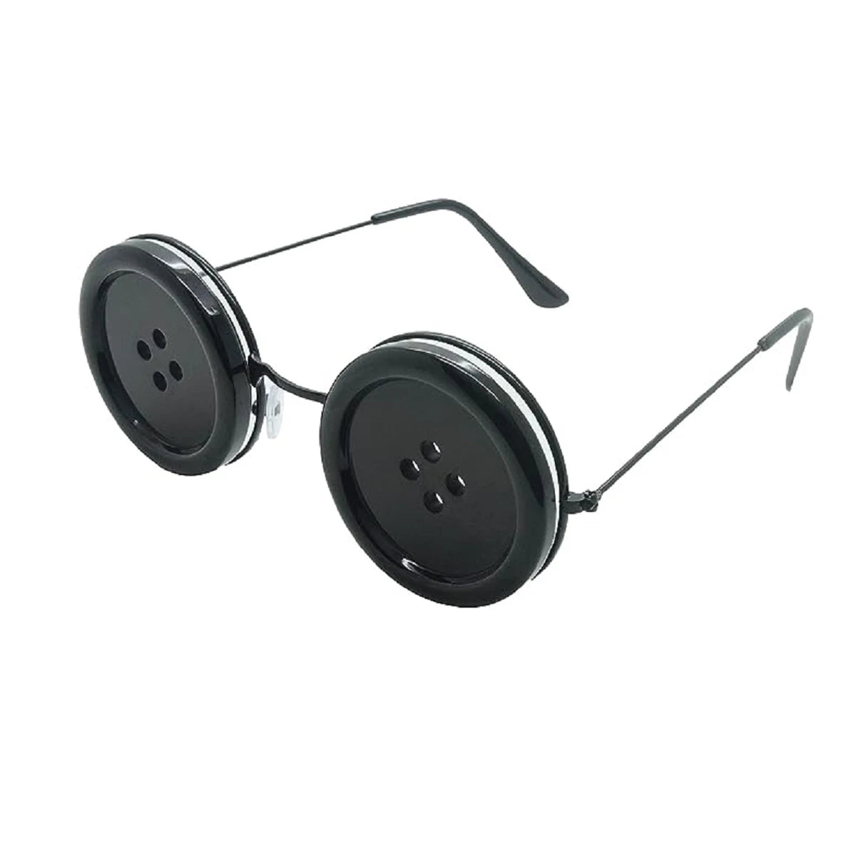 1PC/2PC Coralines Button Eyes Glasses Halloween Cosplay Eyewear Props Novelty Funny Glasses For Other Mother Costume Accessories