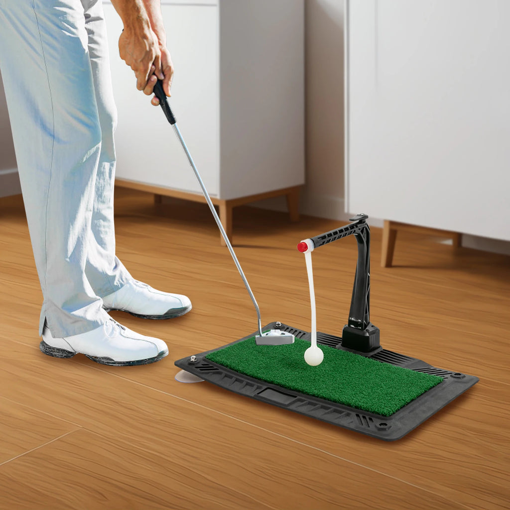 Golf Swing Trainer - Golf Training Equipment With Adjustable Height - Golf Swing Practice Mat Training Aid For Indoor Outdoor