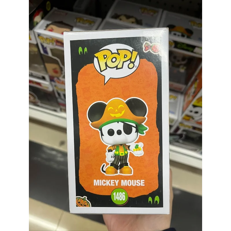 Funko Pop Original Disney Mickey Mouse Halloween Limited Edition Vinyl Anime Figure Figurine Doll Model Toy Gift