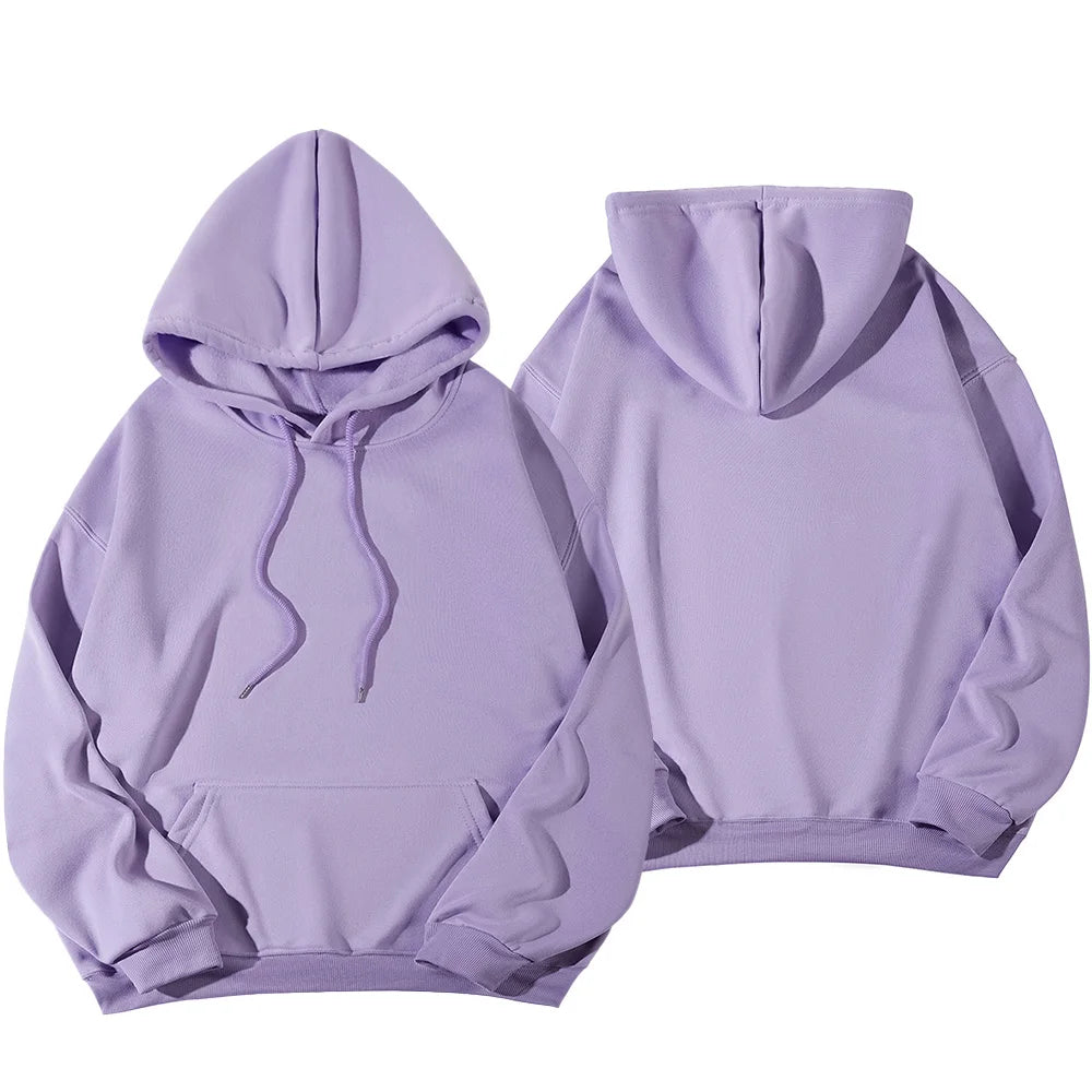 Women's Hoodies Pullover Spring Autumn Casual Hoodie 2026 Sweatshirts Solid Color Hoodies Oversize Black Sweatshirt Women Top