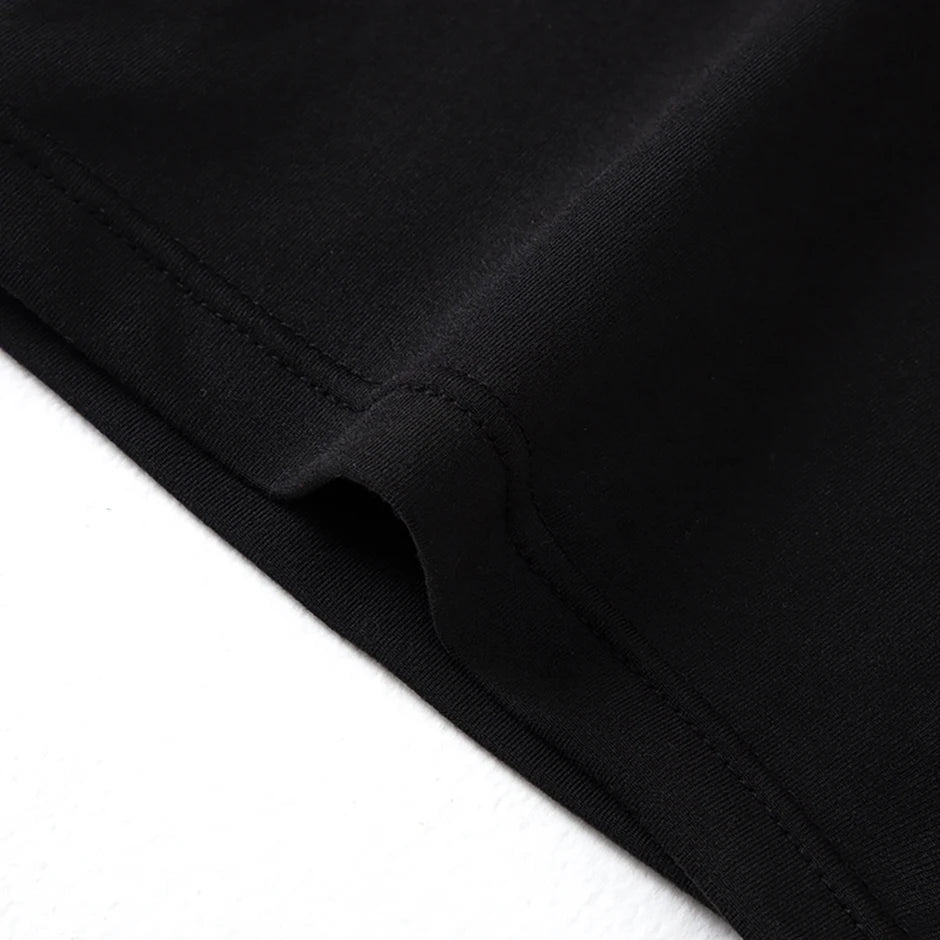 4/10 Piece Men's And Teenagers' Four Season Black Basic Versatile Elastic Waisted Underwear Boxer Shorts Plus Size Sport Shorts