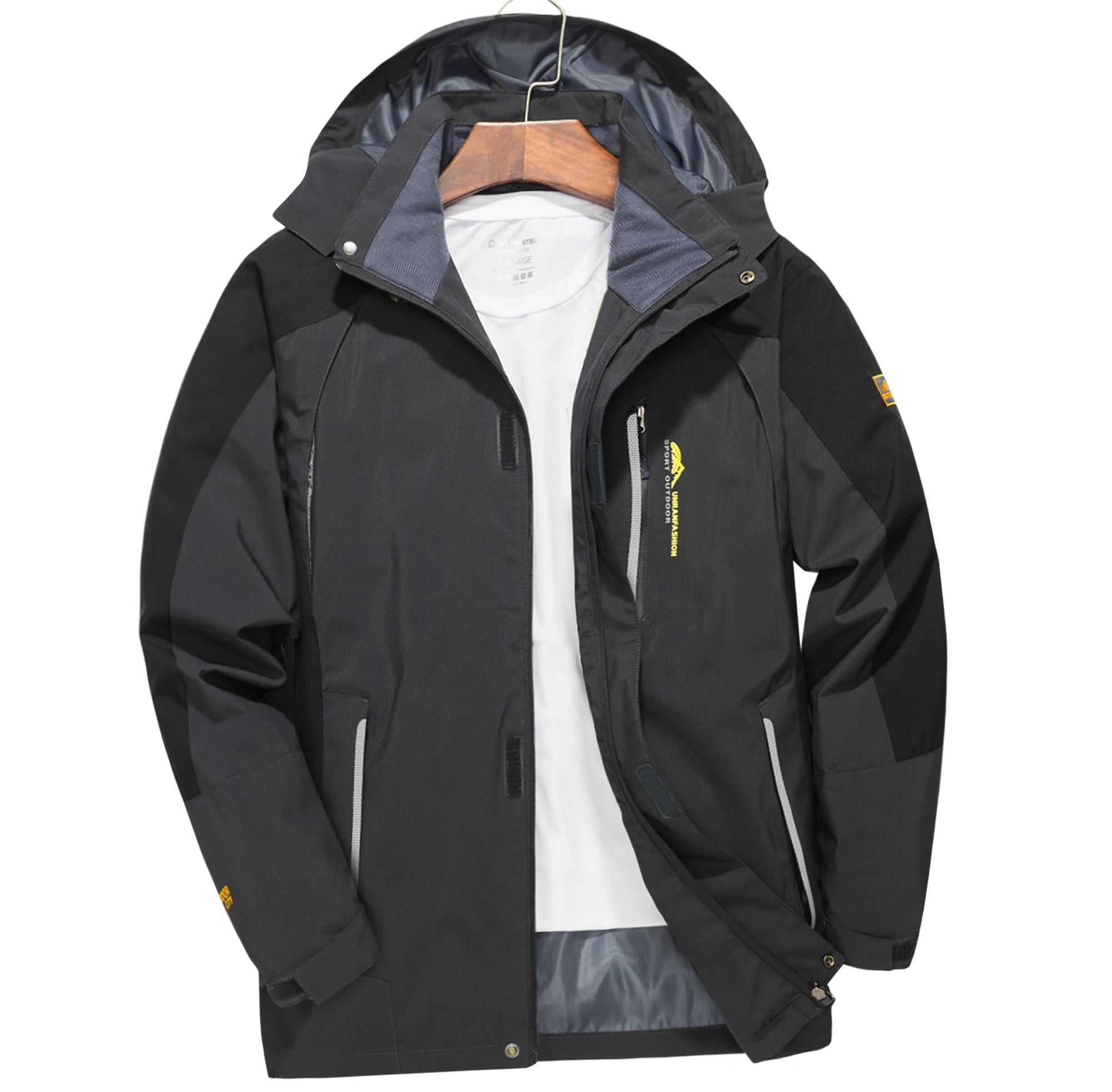 Men's Waterproof Hiking Jacket Large Size Windproof Windbreaker Camping Hunting Running Trekking Fishing Coat Men Outdoor Ürün ana görseli