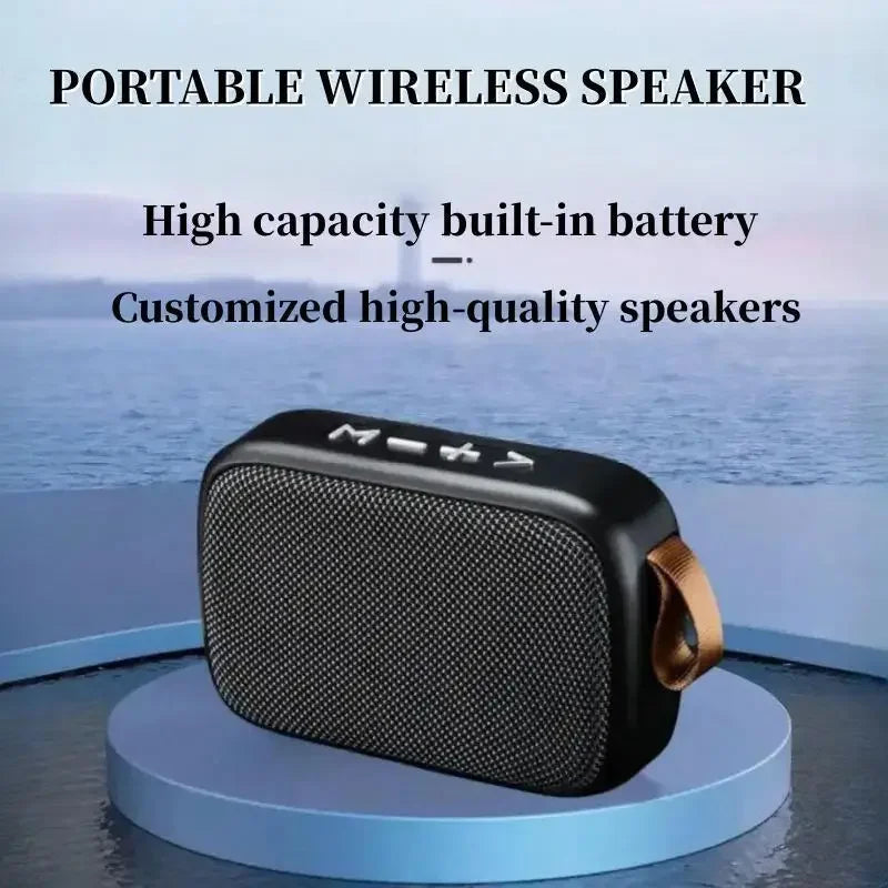 Mini Fabric Speaker Portable Wireless Soundbar Bluetooth 5.0 Outdoor Indoor Sport HIFI Loudspeaker J Support TF Card FM L Radio Main image