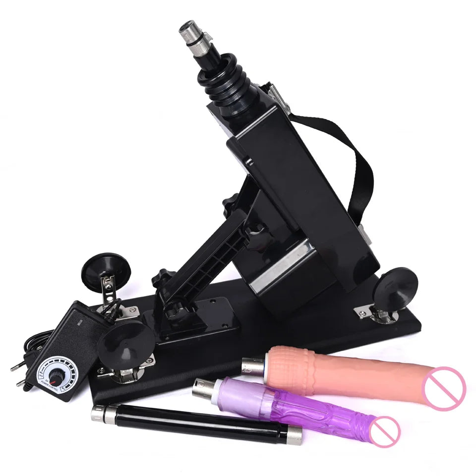 ROUGH BEAST Sex Machine for Women and Men with Dildo Attachment Automatic Masturbation Machine 3XLR Connector Sex Toys Products
