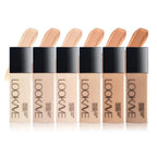 1Pcs Liquid Foundation Long Lasting Full Coverage Matte Cream CC Foundation Makeup Concealer Natural Liquid Base Moisturizing