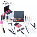 All in One Makeup Kit Full Makeup Kit Gift for Women Teen Girl Nude Eyeshadow Foundation Primer Brush Nude Lipgloss