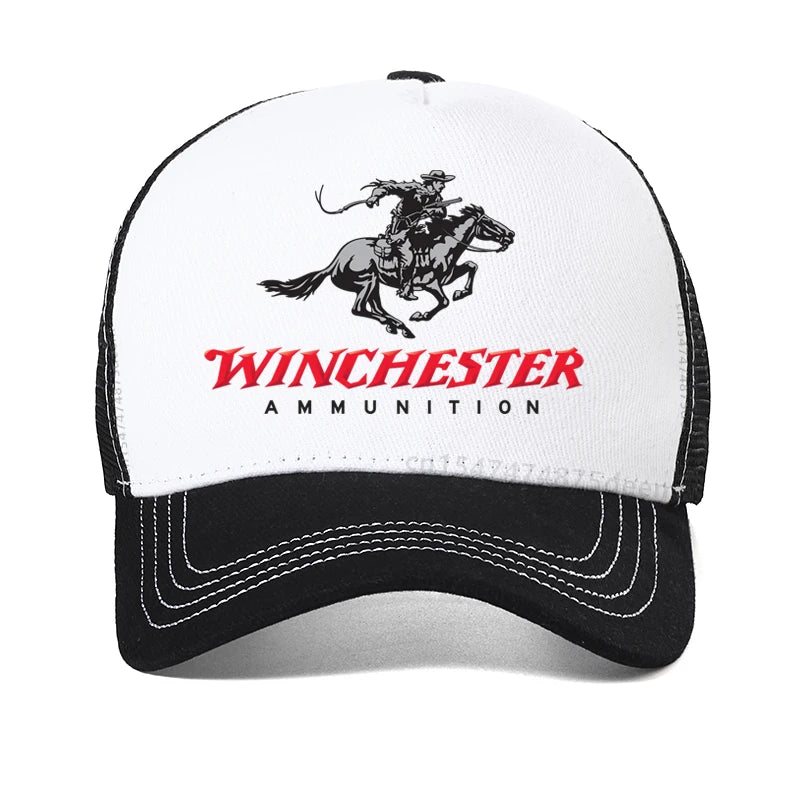 Tactical Winchester Shooting Sports Baseball Cap Fishing Caps Men Outdoor Hunting Jungle Hat Hiking Mesh breathable hats Ürün ana görseli