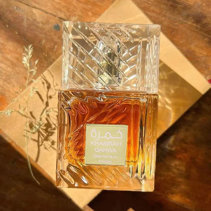 Khamrah عطر Perfume Eau De Toilette Gift Box 100ml Unisex Arabian Oud Scent Gourmand Fragrance Long Lasting Perfume For Unisex Ürün ana görseli