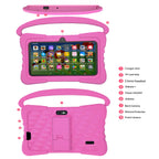 New 5G WiFi 7 Inch Kids Tablets Android 13 Quad Core 4GB RAM 64GB ROM 4000mAh Bluetooth Children's Gift Kids Software Tablet Pc
