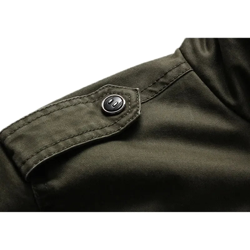 2024 new Spring Autumn Men's Bomber Jacket Casual Male Tactical Coats Baseball Slim Outwear Windbreaker Tooling Jackets