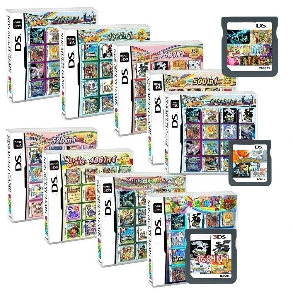 NDS Game Card 482in1 520in1 4300in1 500in1 468in1 Game Card Retro Game Collection  for 3DS, NDS Ürün ana görseli