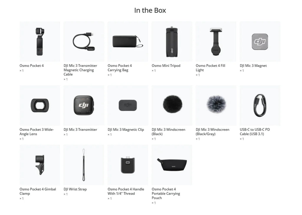 【2026 NEW】DJI Osmo Pocket 4 Pocket Gimbal Vlog Camera 1″ CMOS & 4K/240fps  3-Axis Stabilization 2× Lossless Zoom 107GB Built-in Storage 2" Rotatable Screen Video Camera for Photography New Original