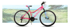 Hiland 26 Inch Women's Mountain Bike, 18-Speed with Front Suspension Fork, Dual Mechanical Disc Brakes, Aluminum Frame MTB
