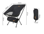 TARKA Foldable Camping Chairs Set Lightweight folding Chair Ultralight  Backpacking Moon Chairs for Garden Picnic Beach Fishing