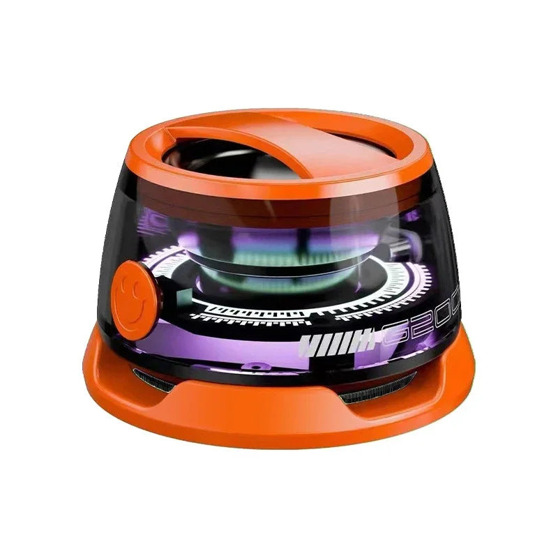 VIKEFON Portable Mini Bluetooth Speaker G200 RGB Lighting Magnetic Speaker BT5.3 Mini Sound Box 7 Hours Playback Phone Holder