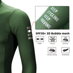 DAREVIE Cycling Jersey Small Size SPF 50+ Training Level Men Women Long Sleeves Cycling Jersey Breathable Man Cycling Maillott