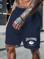 California Men's Special Shorts, Suitable for Summer Casual Wear, Multifunctional Medium Length Sports Shorts