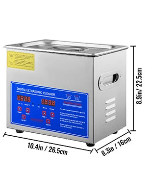 VEVOR Ultrasonic Cleaner Ultrasound Cleaner Portable Ultrasound cleaning Machine Multifunction 1.3L-30L Diswasher Home Appliance