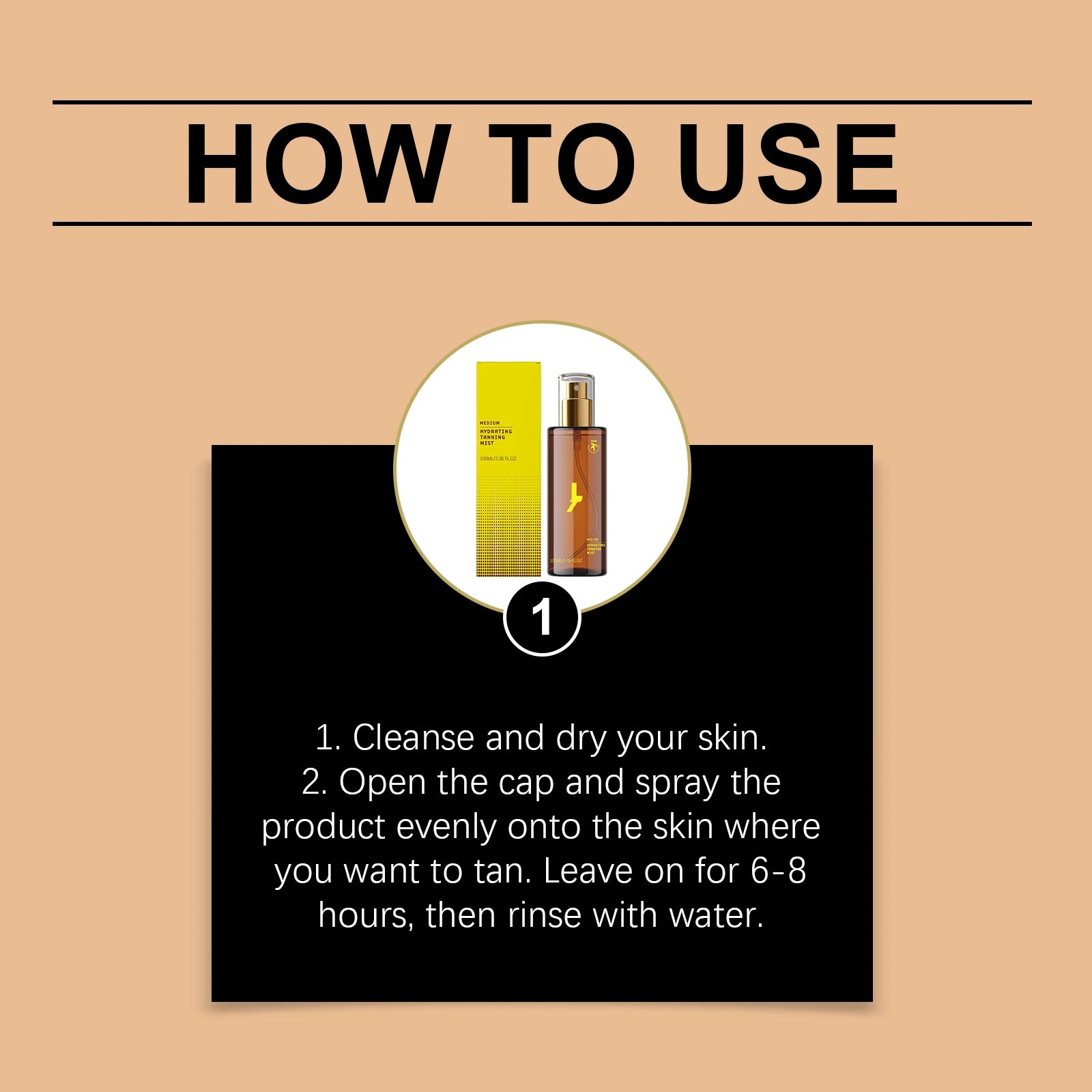 Enhancing Tanning Spray Natural Shiny Bronzer Skin Nourishing Moisturizing Summer Beach Sunbathing Portable Tanning Mist Spray