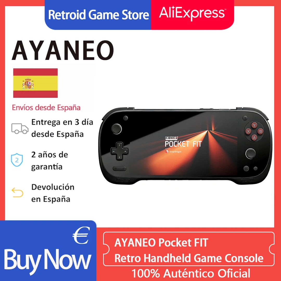 AYANEO Konkr Pocket FIT Retro Portable Game Console G3 GEN3 6'' LCD 144Hz WiFi 7,8000mAh Battery Ürün ana görseli