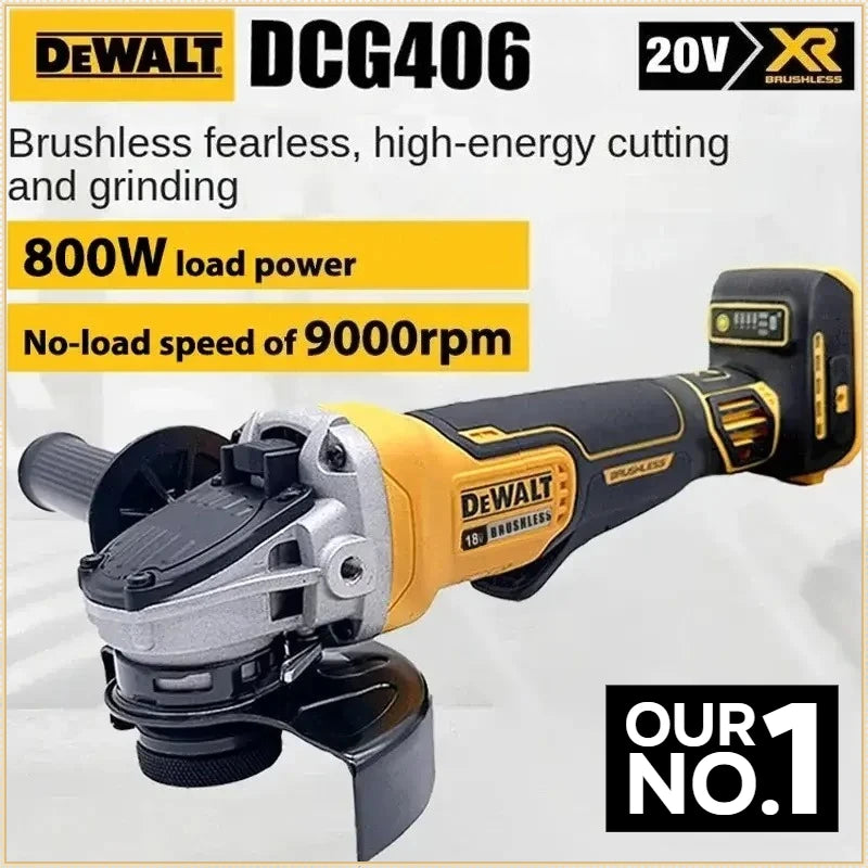 Dewalt DCG406 125MM Cordless Brushless Angle Grinder 9000RPM Cutting Machine Polishing Machine For Dewalt Battery Power Tool Ürün ana görseli