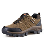 Hiking Shoes Non Slip Mountain Sneakers Winter Lace Up Retro Leather Shoe Sport Outdoor Trail Off-Road Trek Men Women Footwear