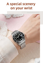 ADDIES Luxury Women's Watches Elegant Classic 36mm Business Ladies Watch BGW9 Luminous Waterproof Steel Quartz Woman Watches