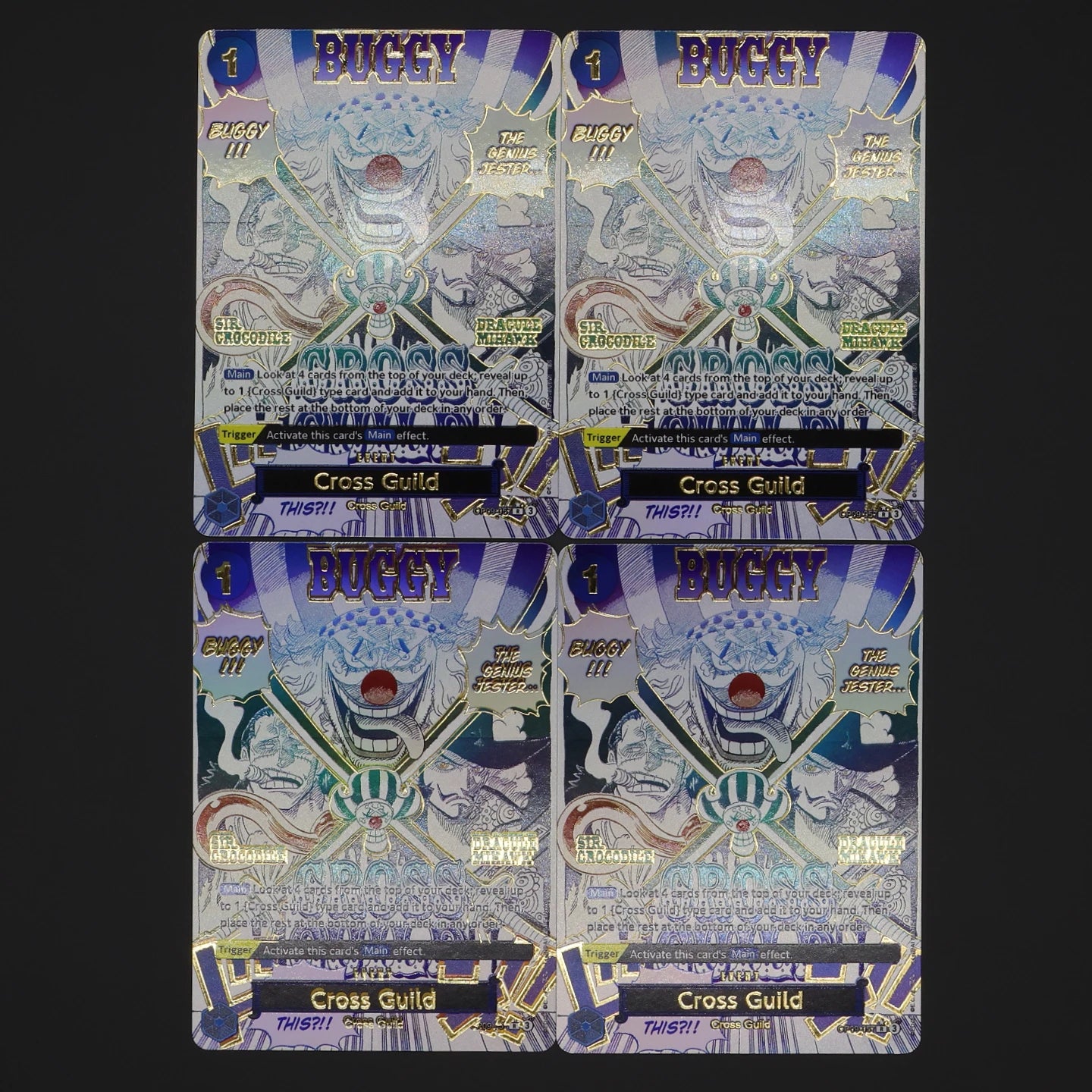 One Piece TCG OPCG English Manga Event Card Set Gear 2 DDM GGG Ground Death Frighten Me OP09 OP10 OP11 OP12 OP14 Gold Stamping