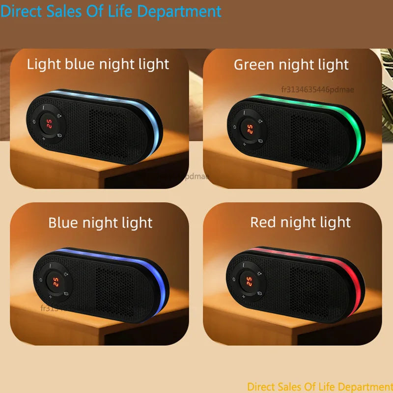Small Wall Mounted Fast Heating Space Heater with Night Light & Overheat Protection for Home Office Bedroom Study 2026