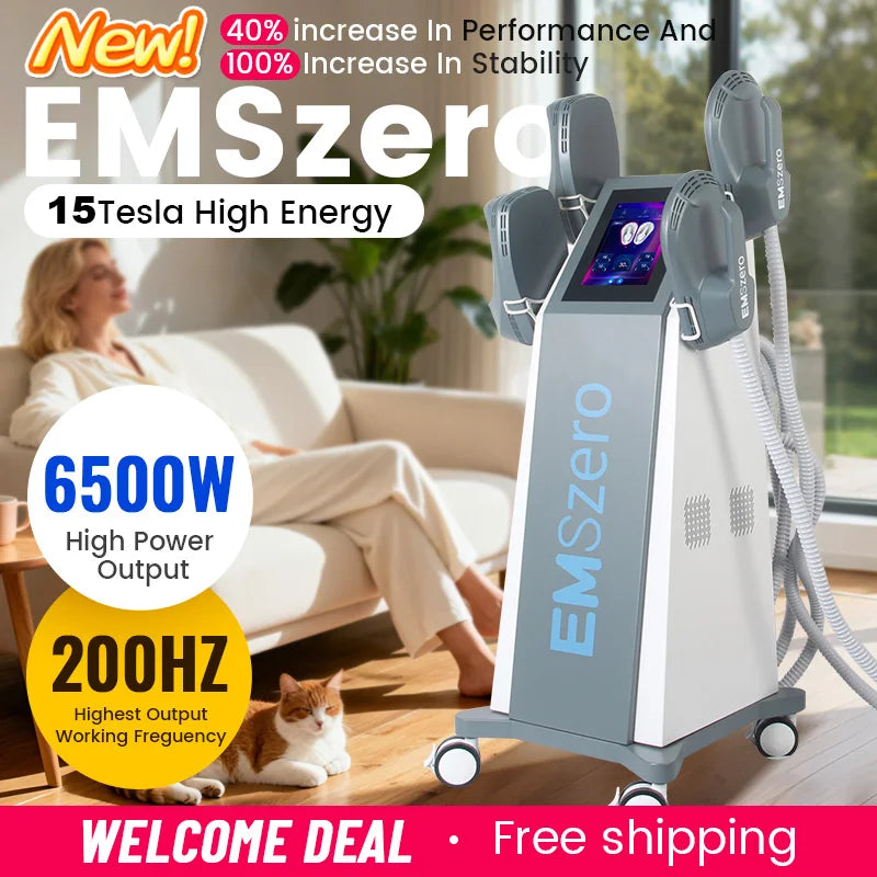 EMSZERO 6500W 200HZ Electromagnetic Lifter Muscle Stimulator Weight Loss Body Sculpting Massage Equipment Secondary image