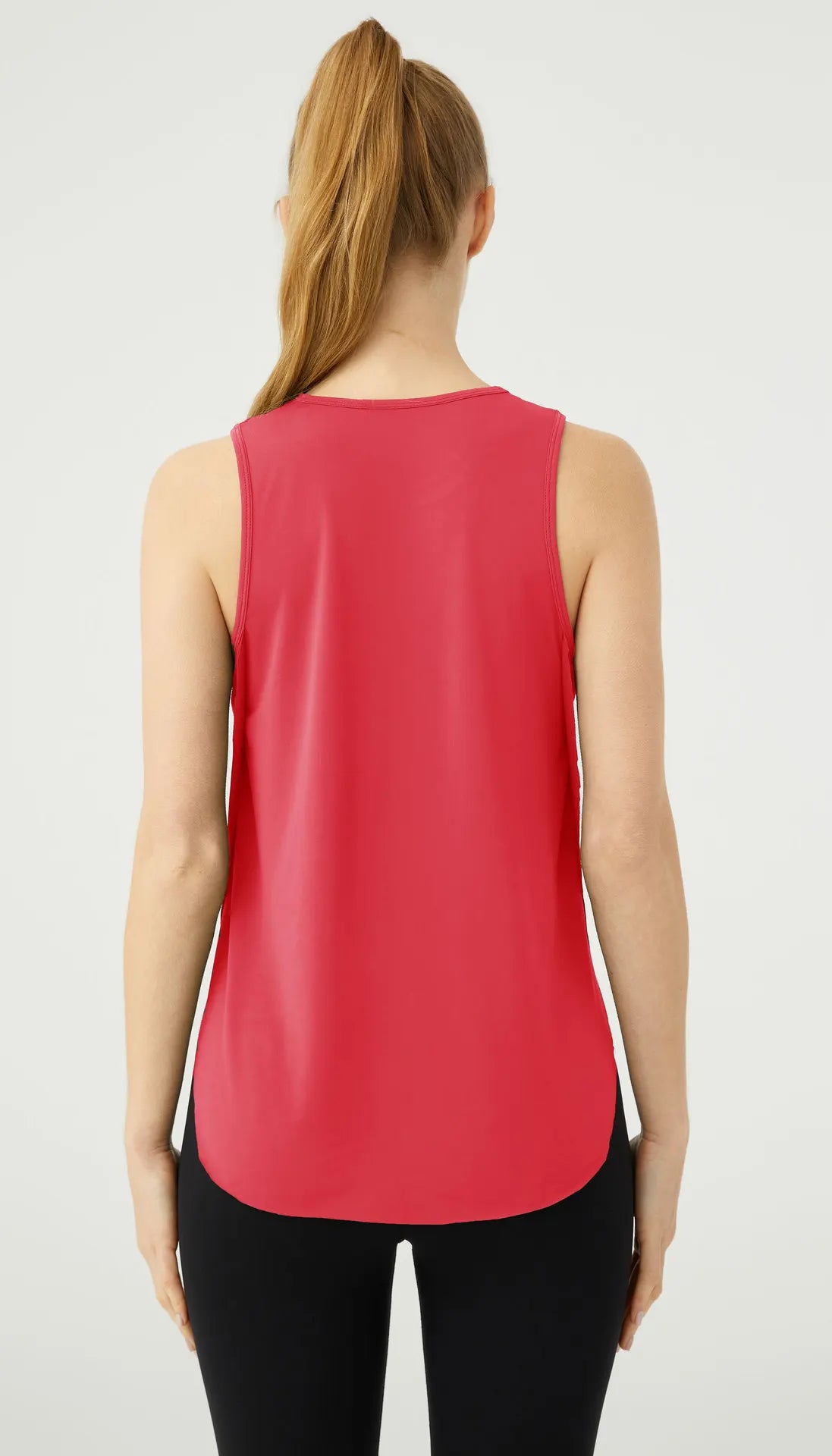 WANAYOU Sleeveless Women Yoga Shirts Quick Drying Sports Tank Tops Workout Running Vest Breathable Round Neck Gym Shirts
