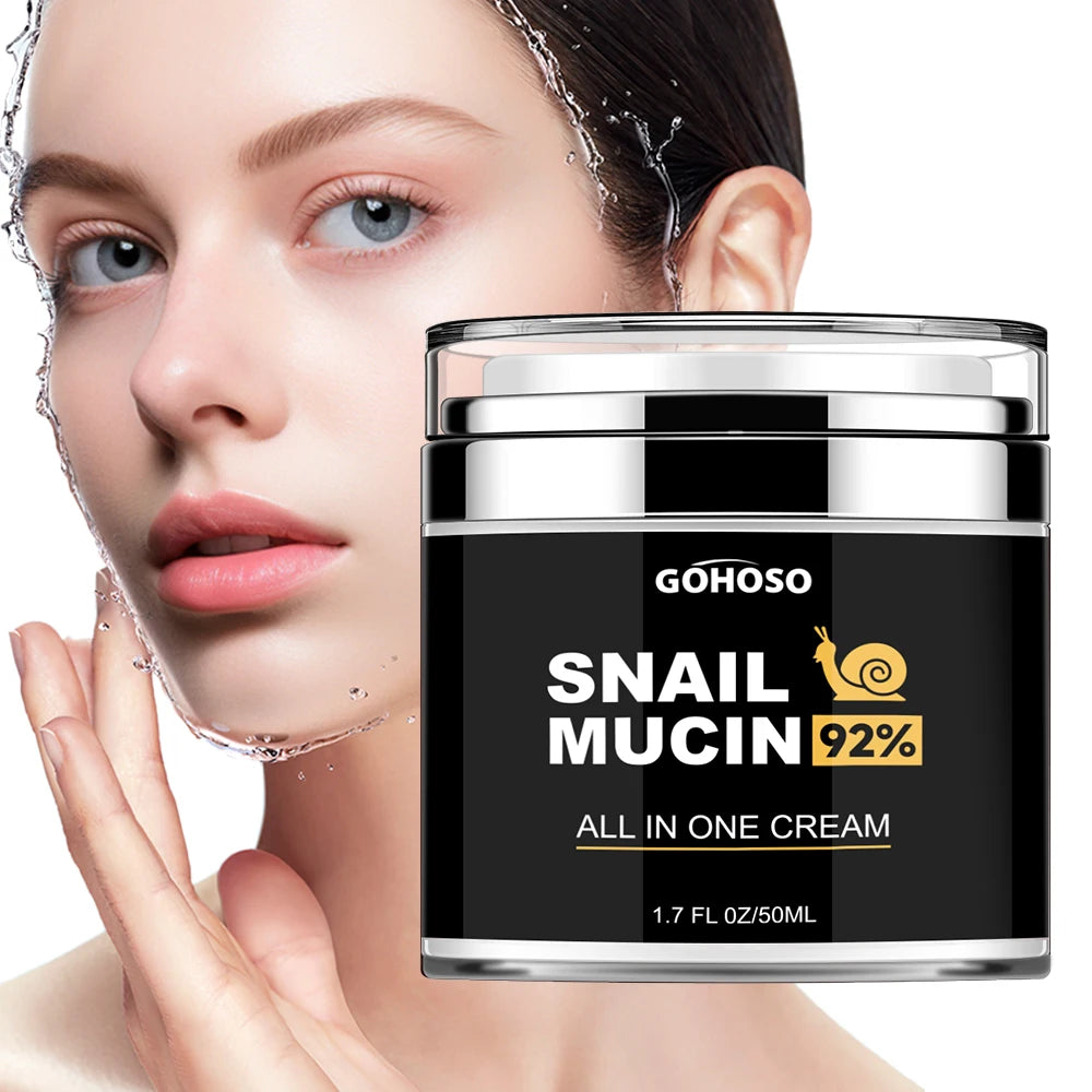 ENVISHA Skin Care Snail Mucus Face Cream Firming Whitening Anti-Aging Wrinkle Moisturizing Hydrating Beauty Health Shrink Pores Ürün ana görseli