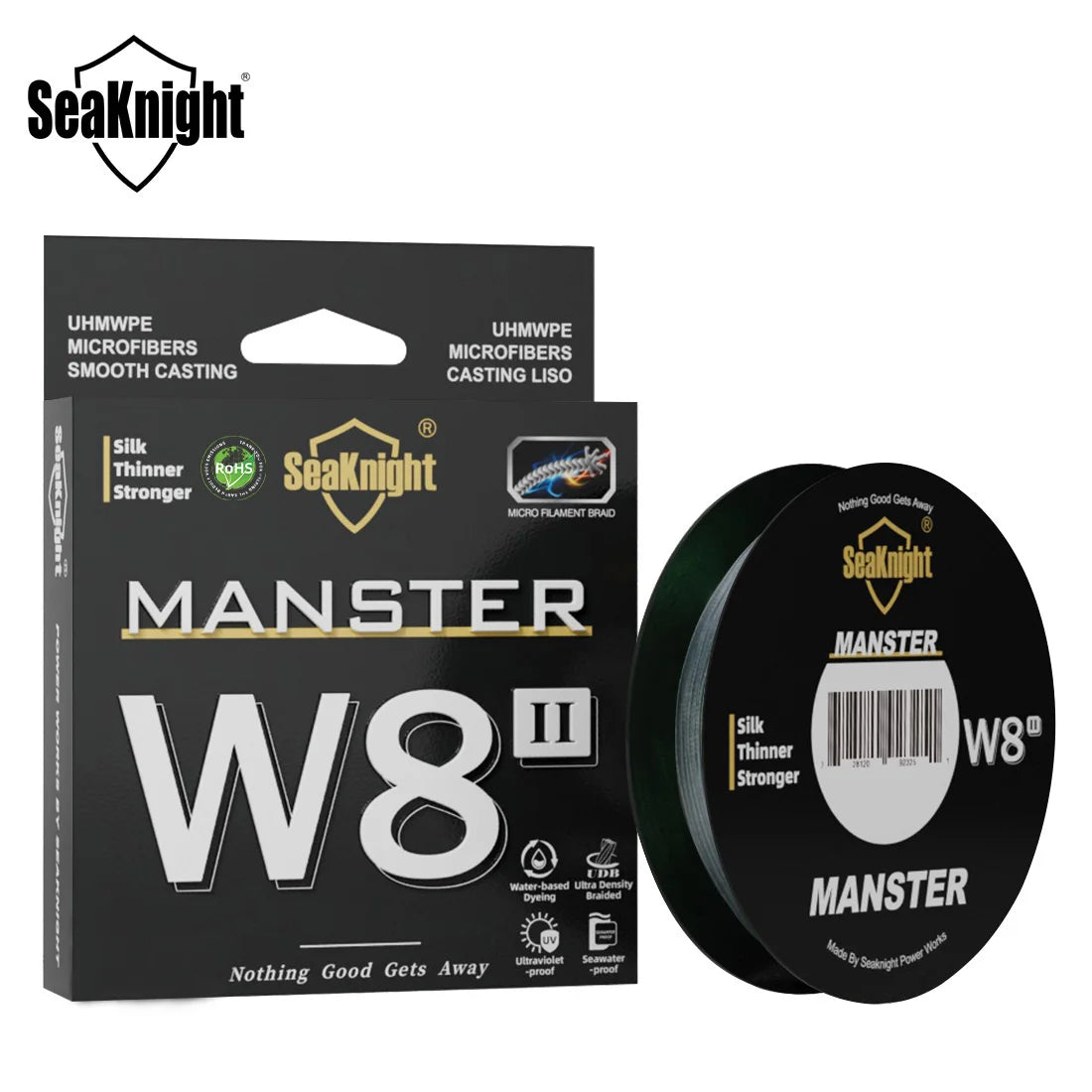 SeaKnight Brand W8 II Series 500M 8 Strands Fishing Line Advanced Braided PE Line anti-UV Seawater proof coating Fishing Line Ürün ana görseli