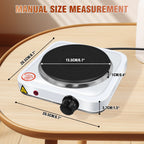 5-Speed 1000W Electric Stove Hot Plate Iron Burner Home Kitchen Cooker Coffee Heater Household Cooking Appliances