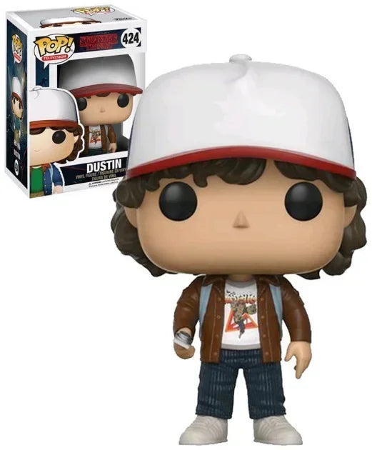 NEW!!! FUNKO POP Stranger Series #1462 Eddie #1250 Dustin Steve Robin Eleven Vinyl Action Figure Collection Models for Gifts