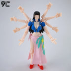 9L3D Printed Anime One Piece Naruto Demon Slayer Dummy13 Lucky T13 Movable Shapeshift Action Figures Mannequin Toys Collectors