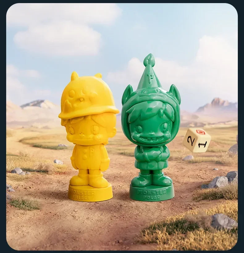 POP MART POLAR Monster Village Series Blind Box - Cute Anime Figure Ornaments Mystery Gift Doll - Original Toys for Collectors