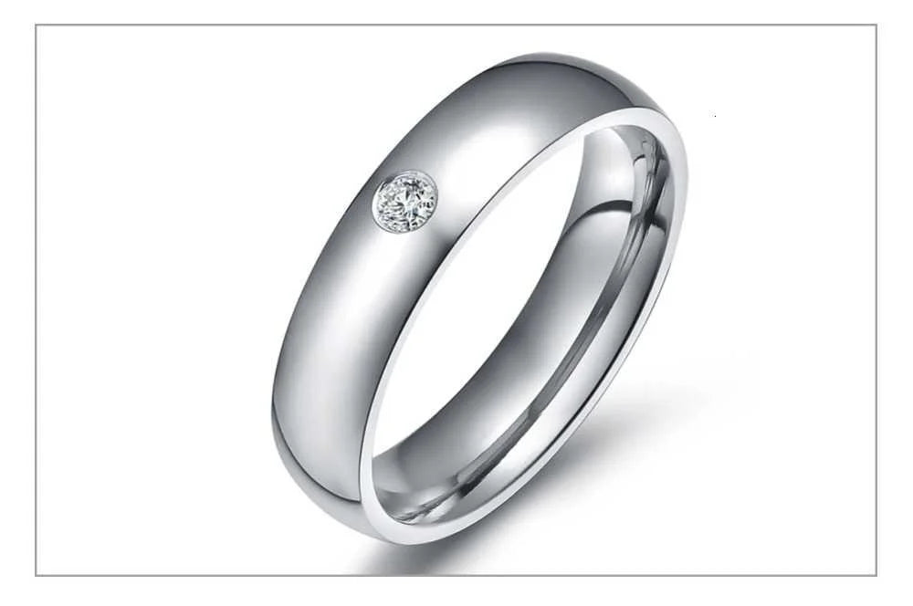 Vnox Basic Wedding Bands Rings for Women Man Customize Name Date Love Info Promise Alliance Anniversary Personalized Gift