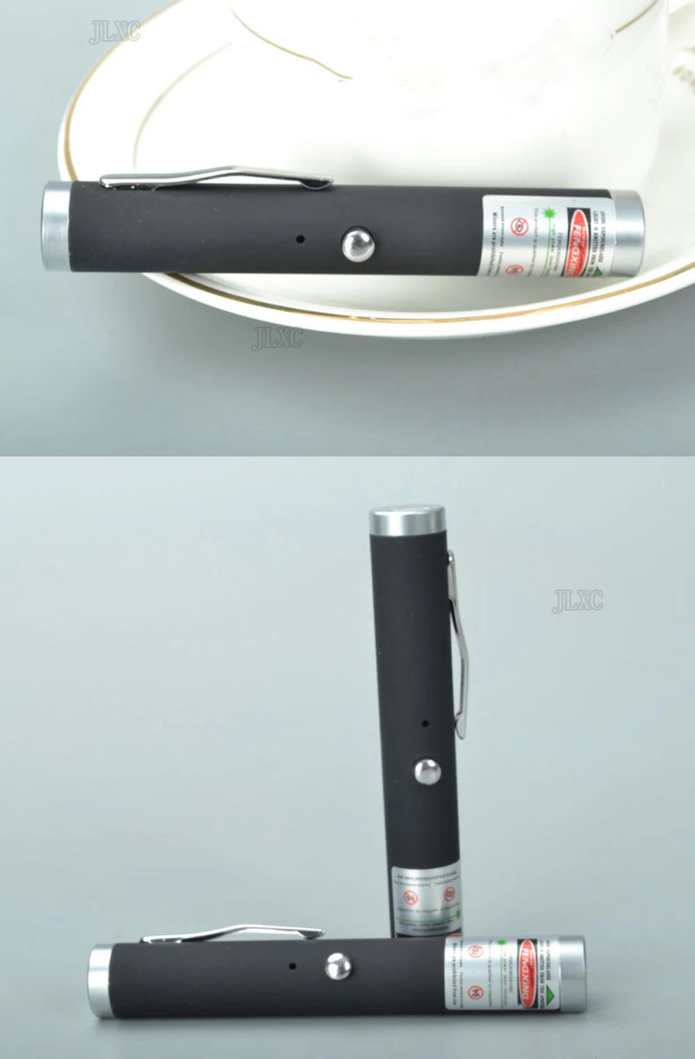 Portable USB Green Laser-Pointer 2 In 1 Detachable Lamp Holder Mini Laser Pen Visible Focus Red Combination For Hunting