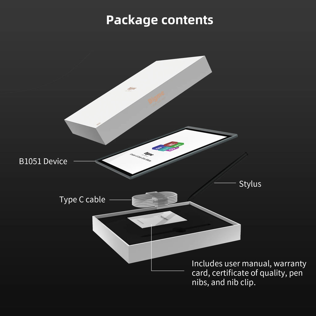 Bigme B1051C Pro 10.3'' Color Eink Ebook Reader Android 14 OS, Dimensity 1080, 8+256GB, Electronic Book Tablet 300PPI Ereader
